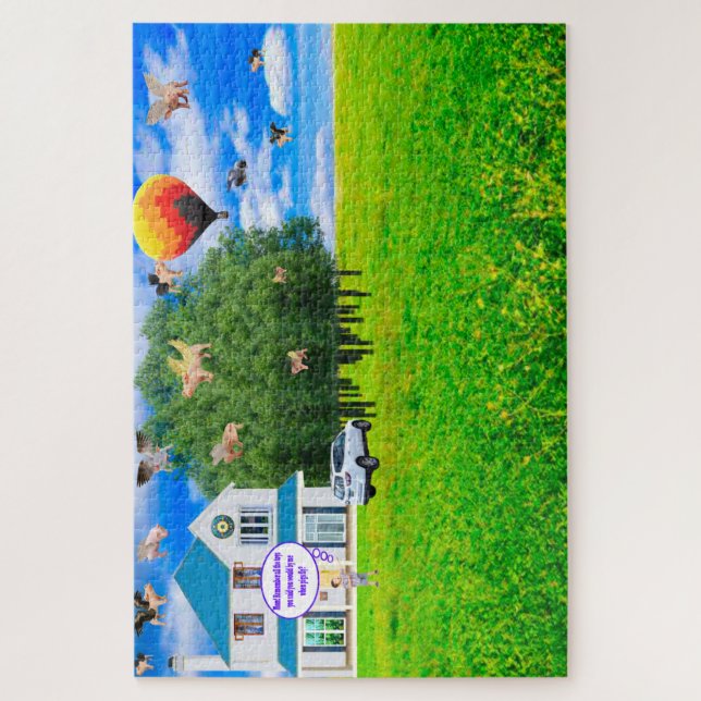 When Pigs Fly Puzzle (Vertical)