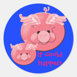 When Pigs Fly Sticker