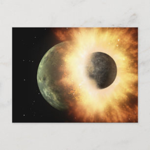 When Planets Collide Postcard