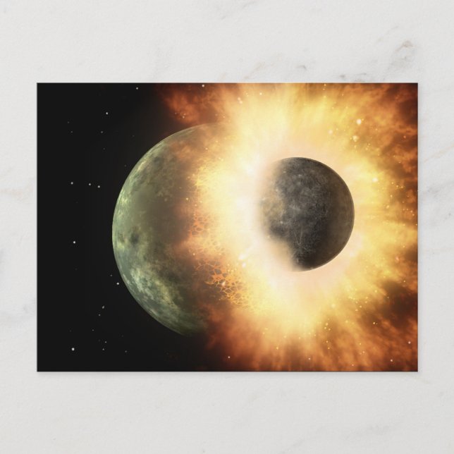 When Planets Collide Postcard (Front)