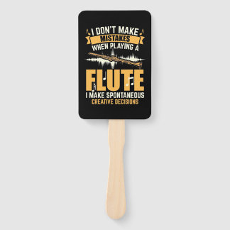 When Playing A Flute I Make Spontaneous Hand Fan