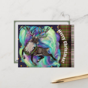 When Reindeer Fly Holiday Postcard