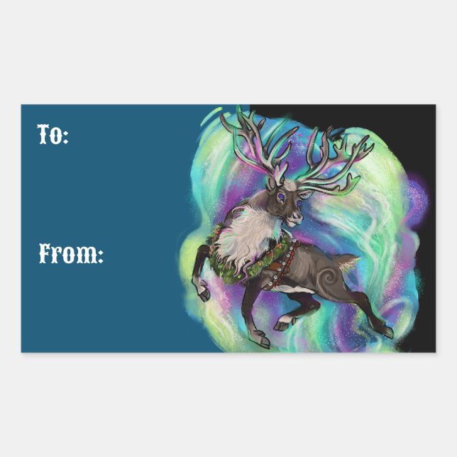 When Reindeer Fly Sticker (Front)