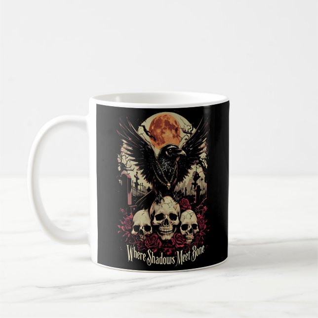 When Shadows Meet Bone Coffee Mug (Left)