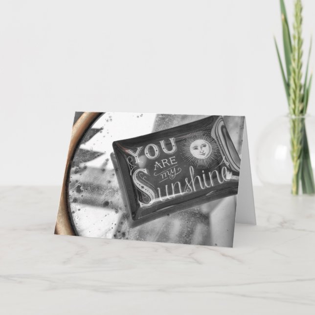 WHEN SKIES ARE GRAY Greeting Card (Front)