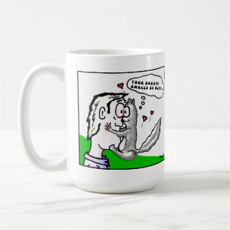 When Squirrels Fall In Love Cartoon. Coffee Mug