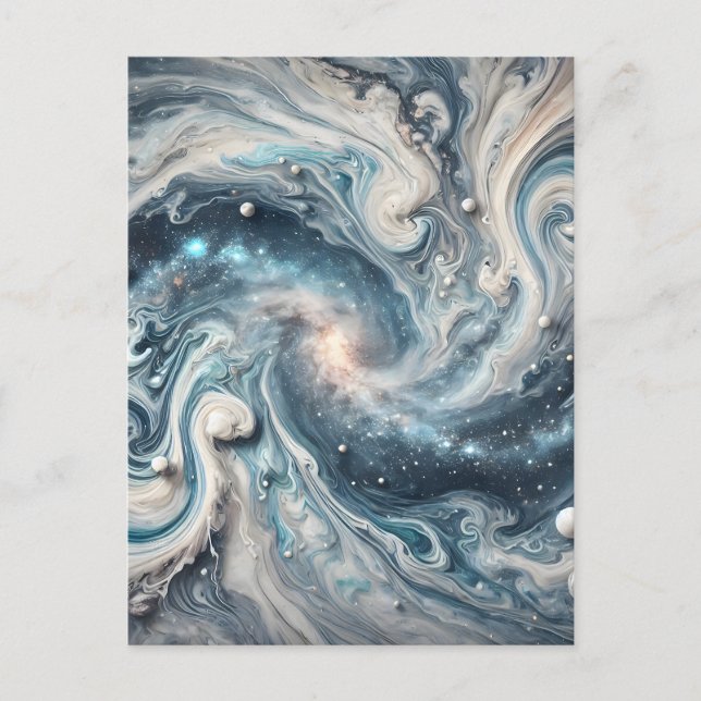 When Stars Get Artsy Postcard (Front)