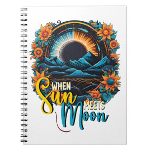When Sun Meets Moon, Total Eclipse Astronomy Notebook