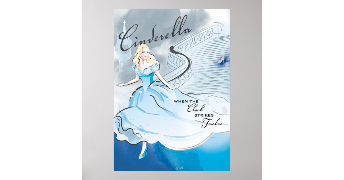 When The Clock Strikes Twelve Poster Zazzle