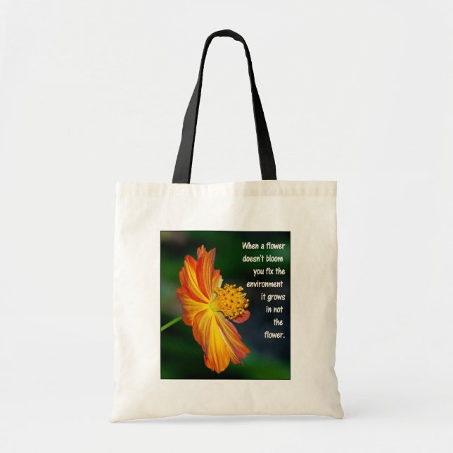 When the flower doesn’t bloom... tote bag (Front)