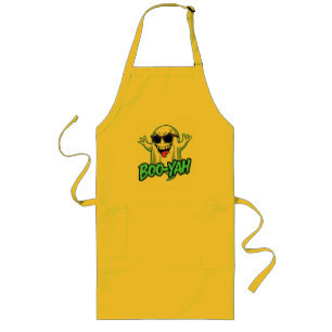 When the haunting is done and the good times roll. long apron
