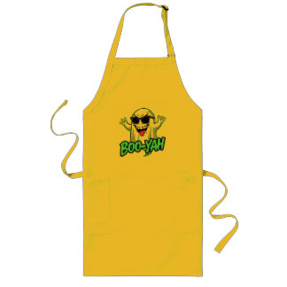 When the haunting is done and the good times roll. long apron