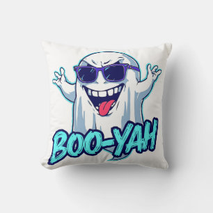 When the haunting is done and the good times roll. throw pillow