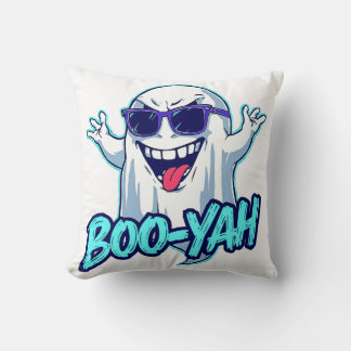 When the haunting is done and the good times roll. throw pillow