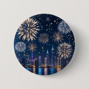 When the Lights Begin to Fall 2 Inch Round Button