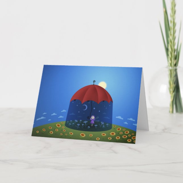 When the Night Comes Card (Front)