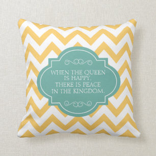 When The Queen Is Happy There Is Peace, Pillow