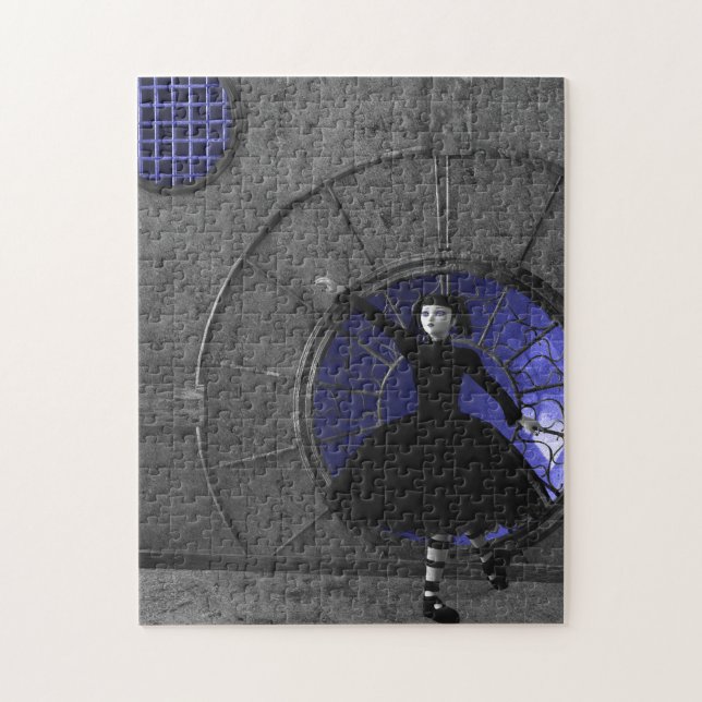 When The Rain Comes Gothic Art Puzzle (Vertical)