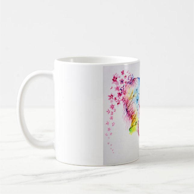 When the spring day meets the winter night coffee mug (Left)