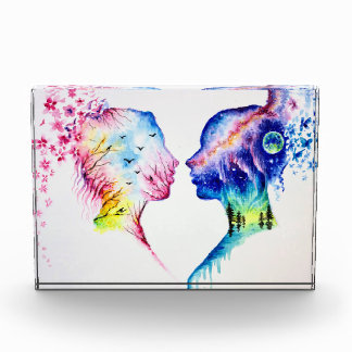 When the spring day meets the winter night photo block