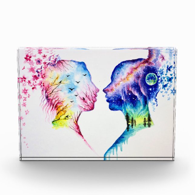 When the spring day meets the winter night photo block (Front)