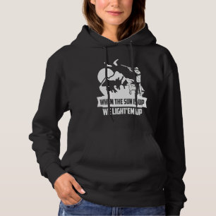 When The Sun Is Up We Light'em Up, Goose Hunter Hoodie