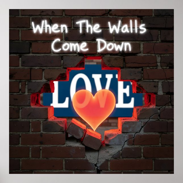 When The Walls Come Down Poster (Front)