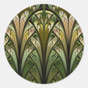 When The West Wind Blows Classic Round Sticker