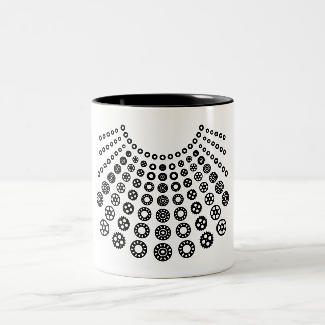 When There Are Nine 9 Notorious RBG Two-Tone Coffee Mug (Center)