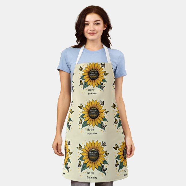 when there is no sunshine apron (Worn)