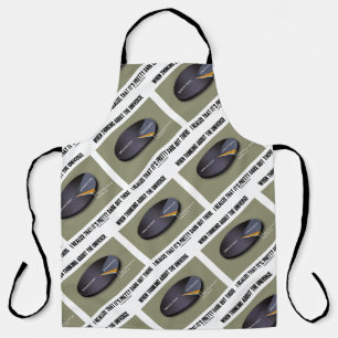 When Thinking Universe Realize It's Dark Out There Apron