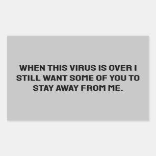 When this virus is over 2020 humour sticker