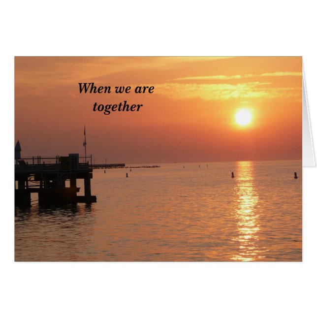 When we are together (Front Horizontal)