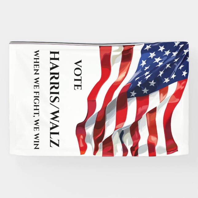 When we fight we win banner (Horizontal)