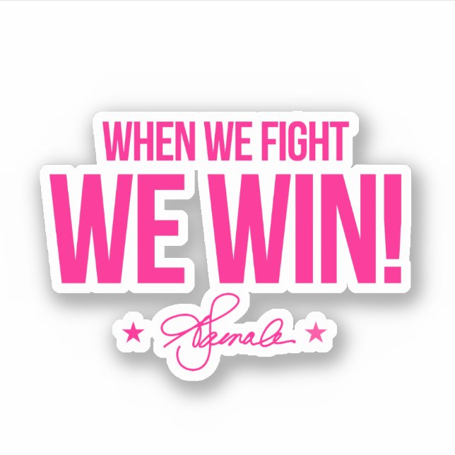 When we fight we win - Kamala (Front)