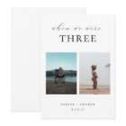 When We Were Photo Wedding Table Number