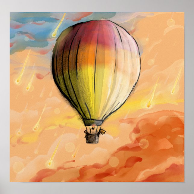 When will the sky stop poster (Front)