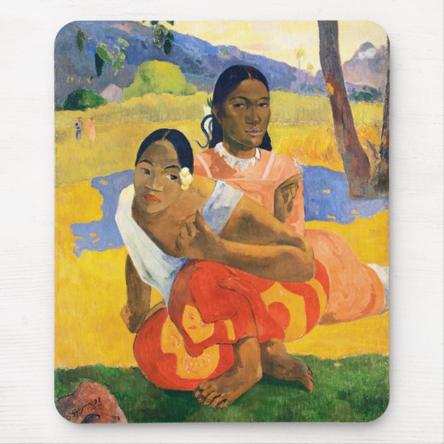 When Will You Marry? Paul Gauguin Mouse Pad (Front)