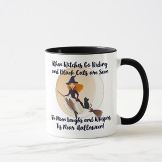 When Witches Go Riding Cheeky Witch Halloween Mug