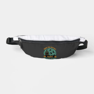 When Witches Went Waltzing Halloween Haunted House Fanny Pack