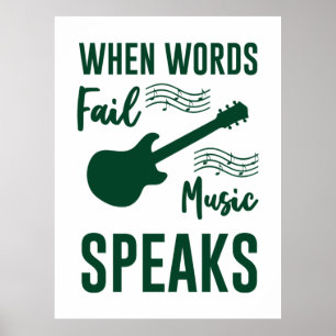 When Words Fail Music Speak Poster
