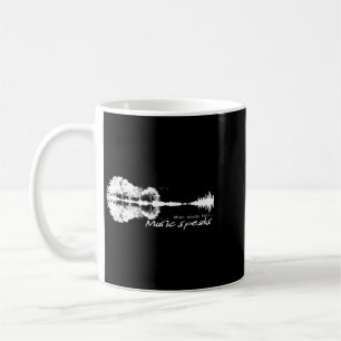 When Words Fail Music Speaks Guitar Music Literary Coffee Mug