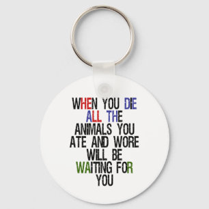 When You Die 1 Keychain