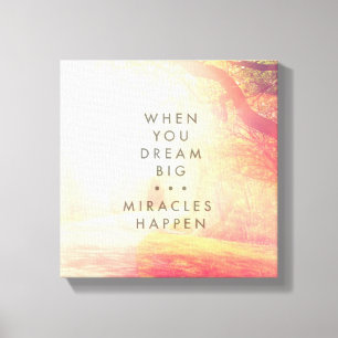 When You Dream Canvas Print