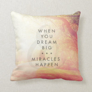 When You Dream Throw Pillow