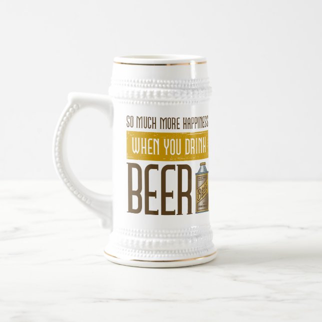When you drink Beer Stein (Left)