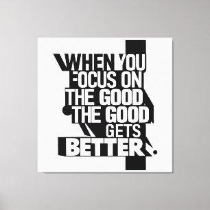 When You Focus Canvas Print