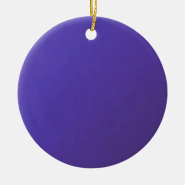 When you LOVE, you get HURT  Dark Blue Base Ceramic Ornament (Front)