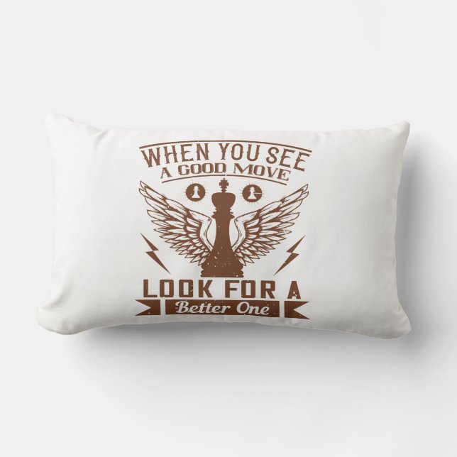 When You See A Good Move Lumbar Pillow (Front)