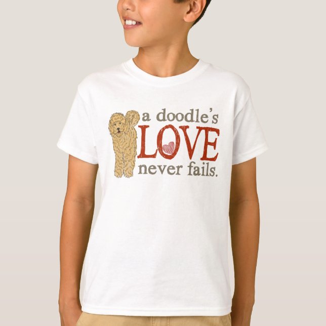 When your best friend is a Goldendoodle T-Shirt (Front)